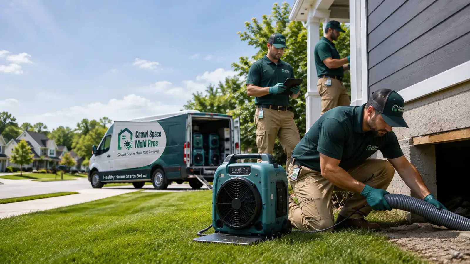 Crawl Space Mold Removal in Stow, NY